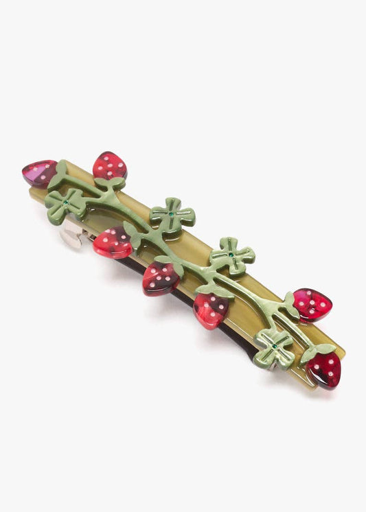 Wild Strawberry French Barrette