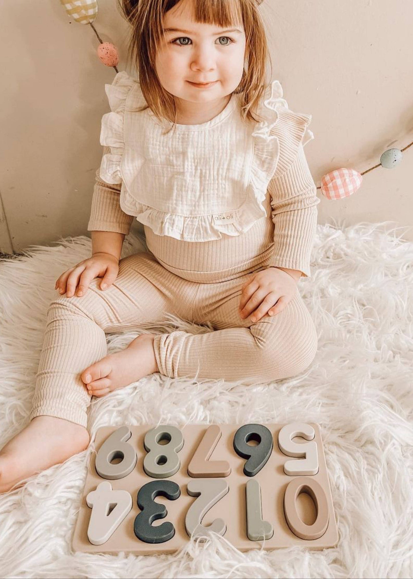 Large Soft Silicone Number Puzzle for Toddlers