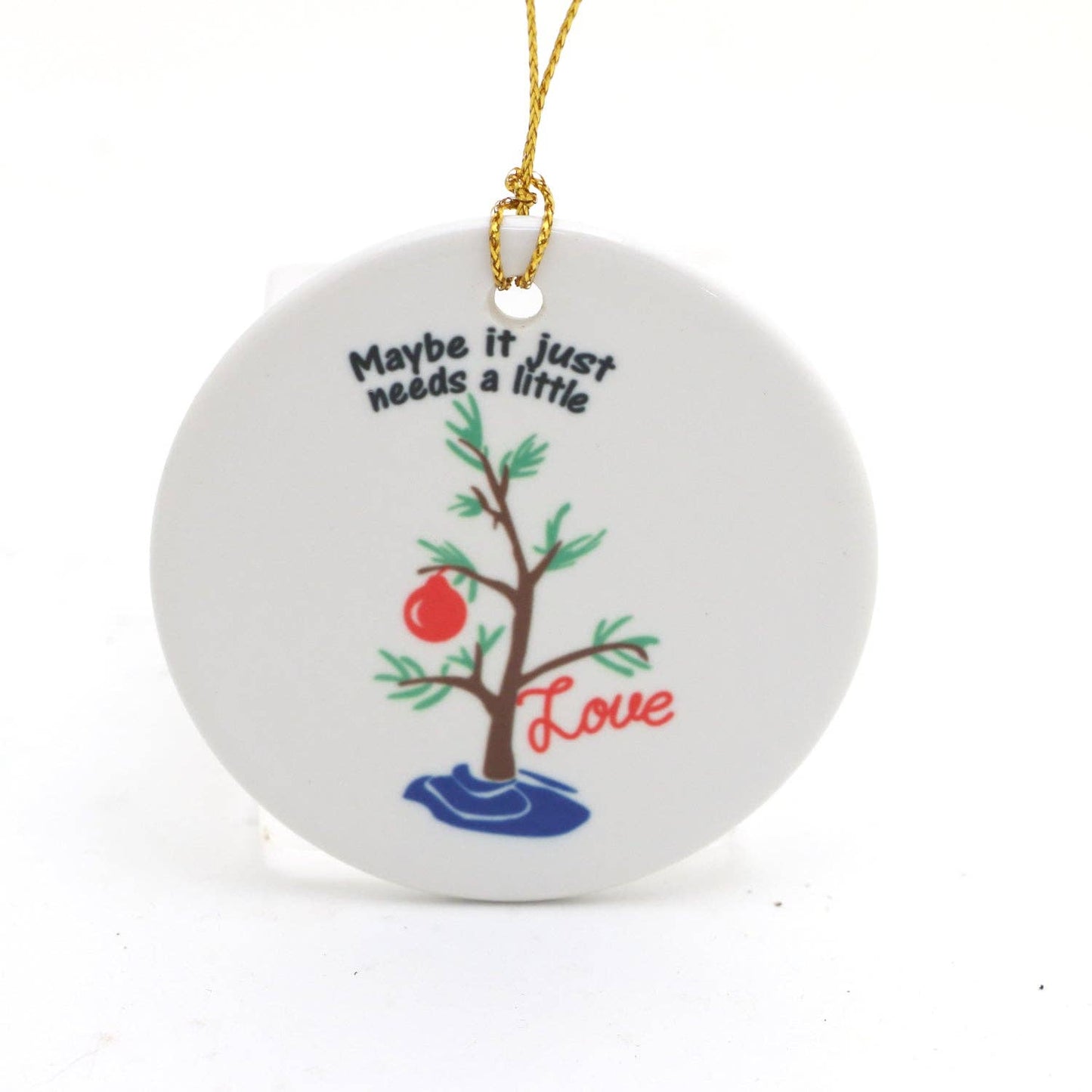 A Charlie Brown Christmas Flat Ornament , Peanuts Tree