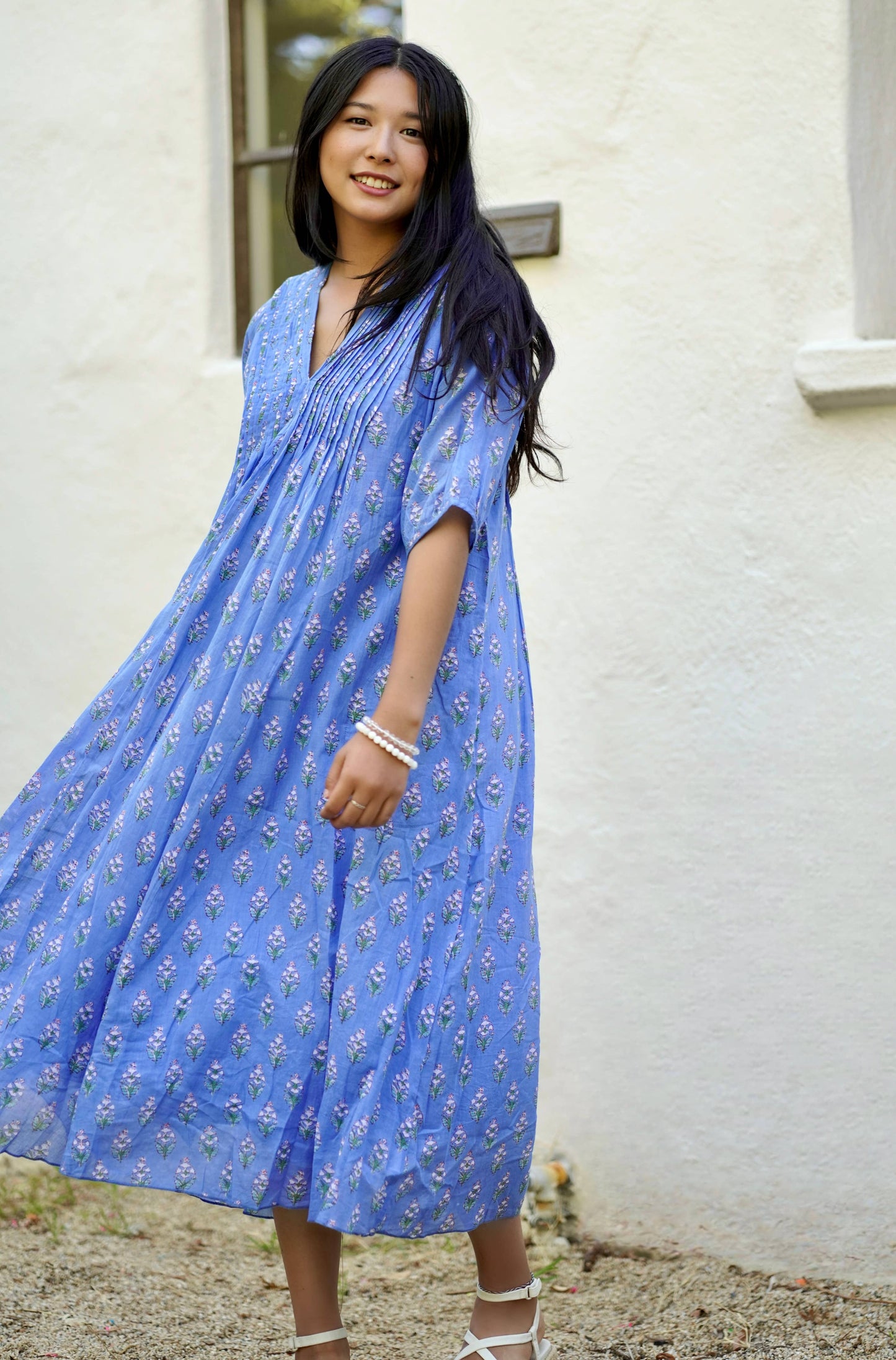 Sky Dress-Cornflower