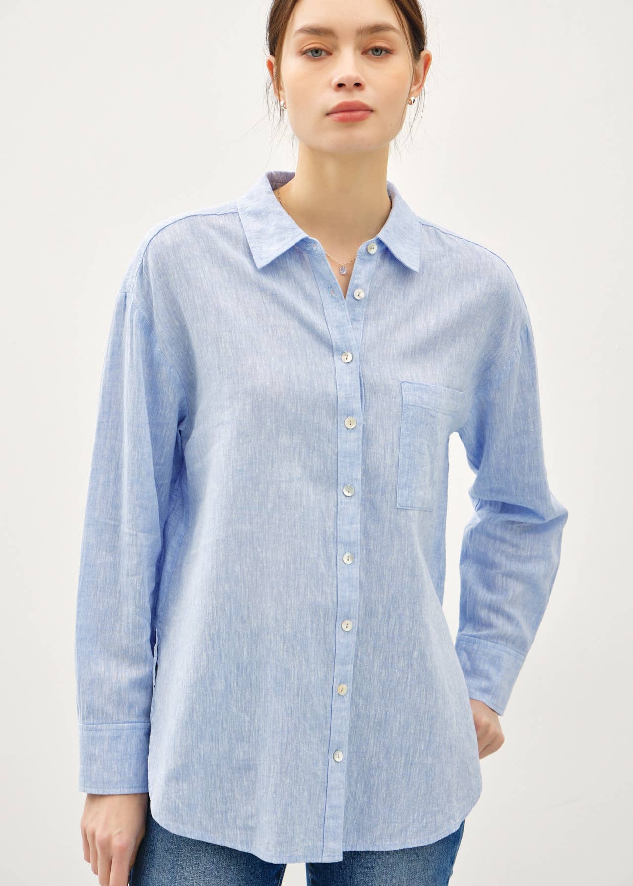 Chambray Button Up