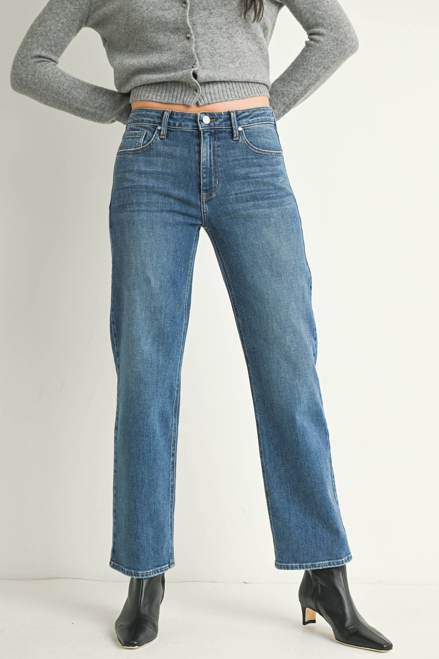 Classic Straight Leg Jeans