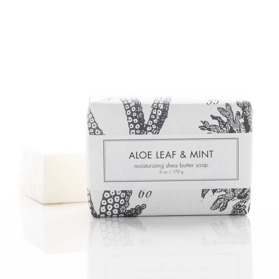 Aloe Leaf & Mint Shea Butter Soap