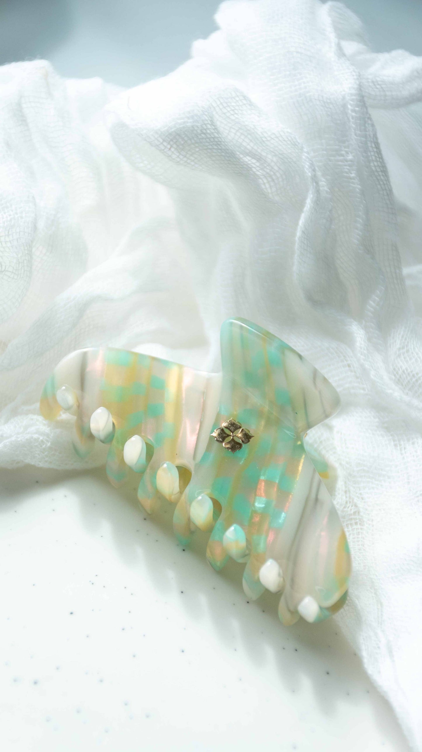 Mini Hair Claw -Desert Opal