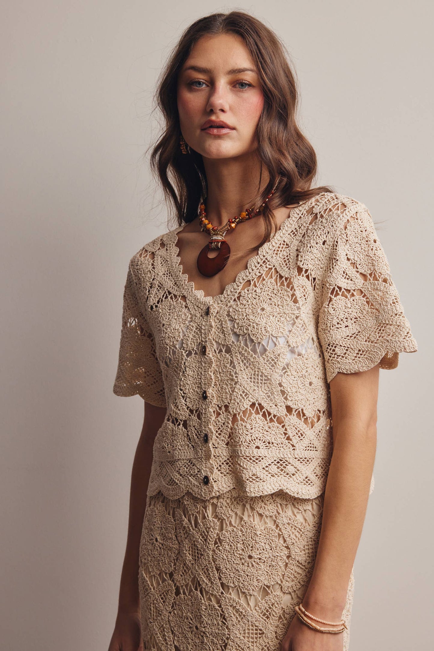 Julia Crochet Top
