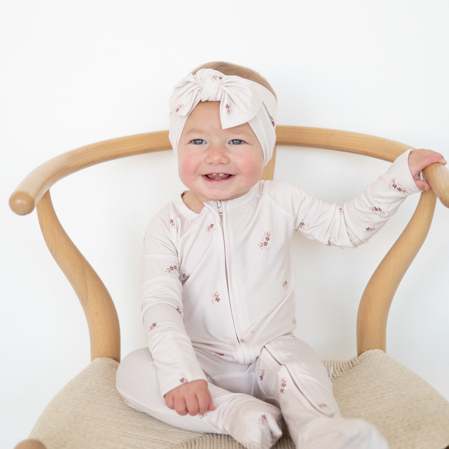Bamboo Meadow Zip Romper