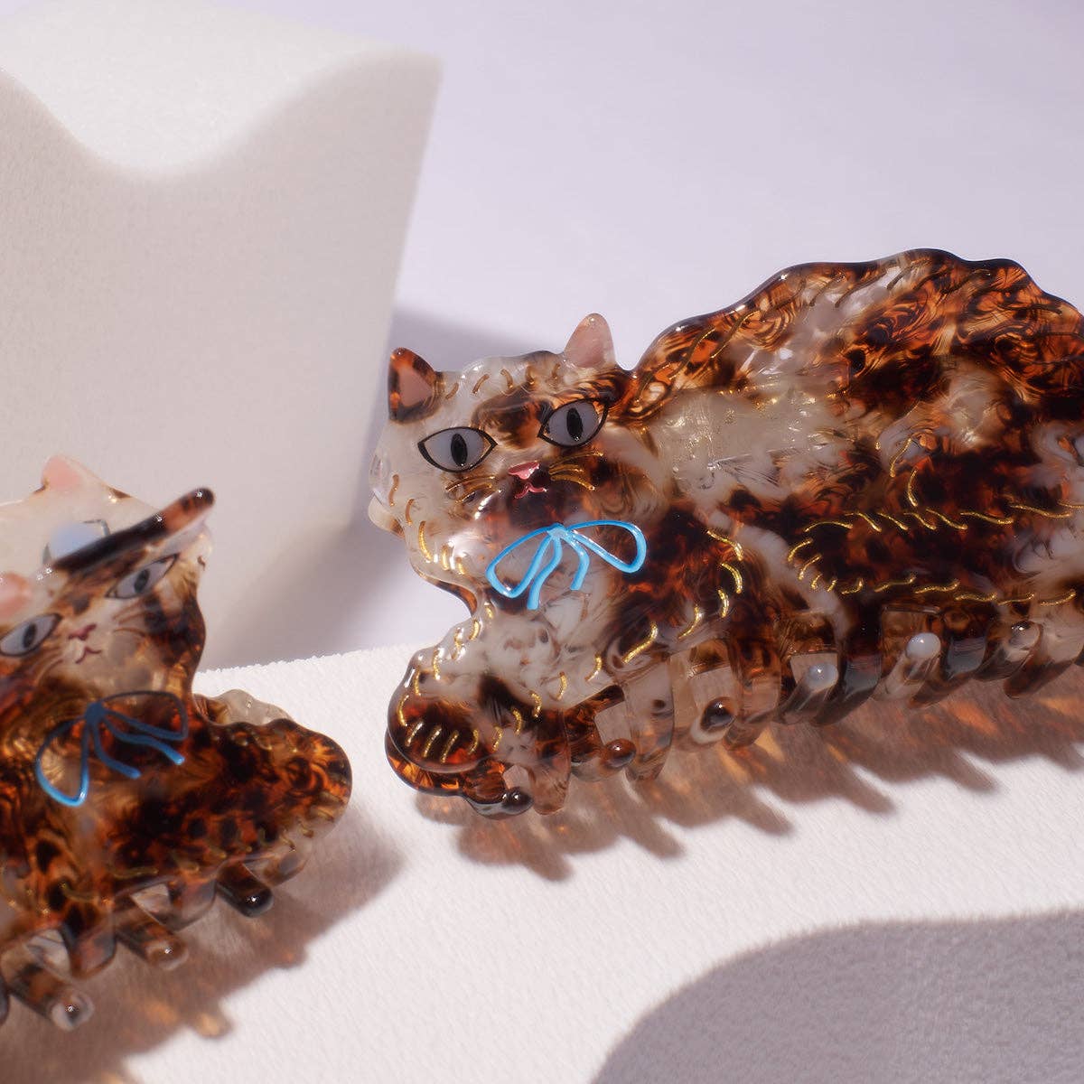 Calico Kitty Claw Clip