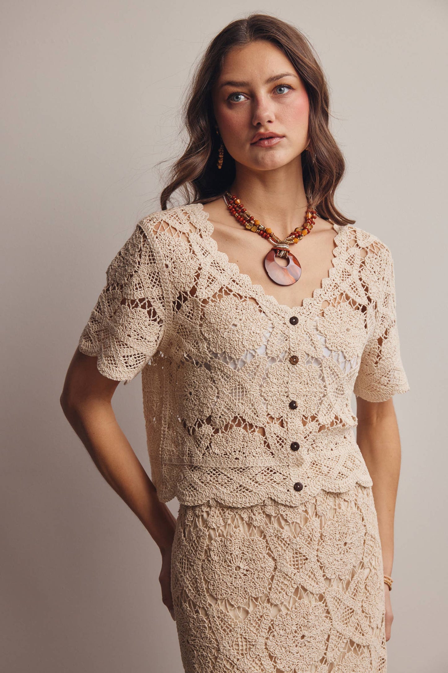 Julia Crochet Top