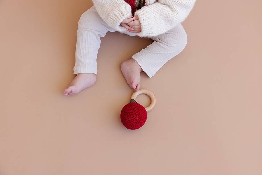 Apple Crochet Teether