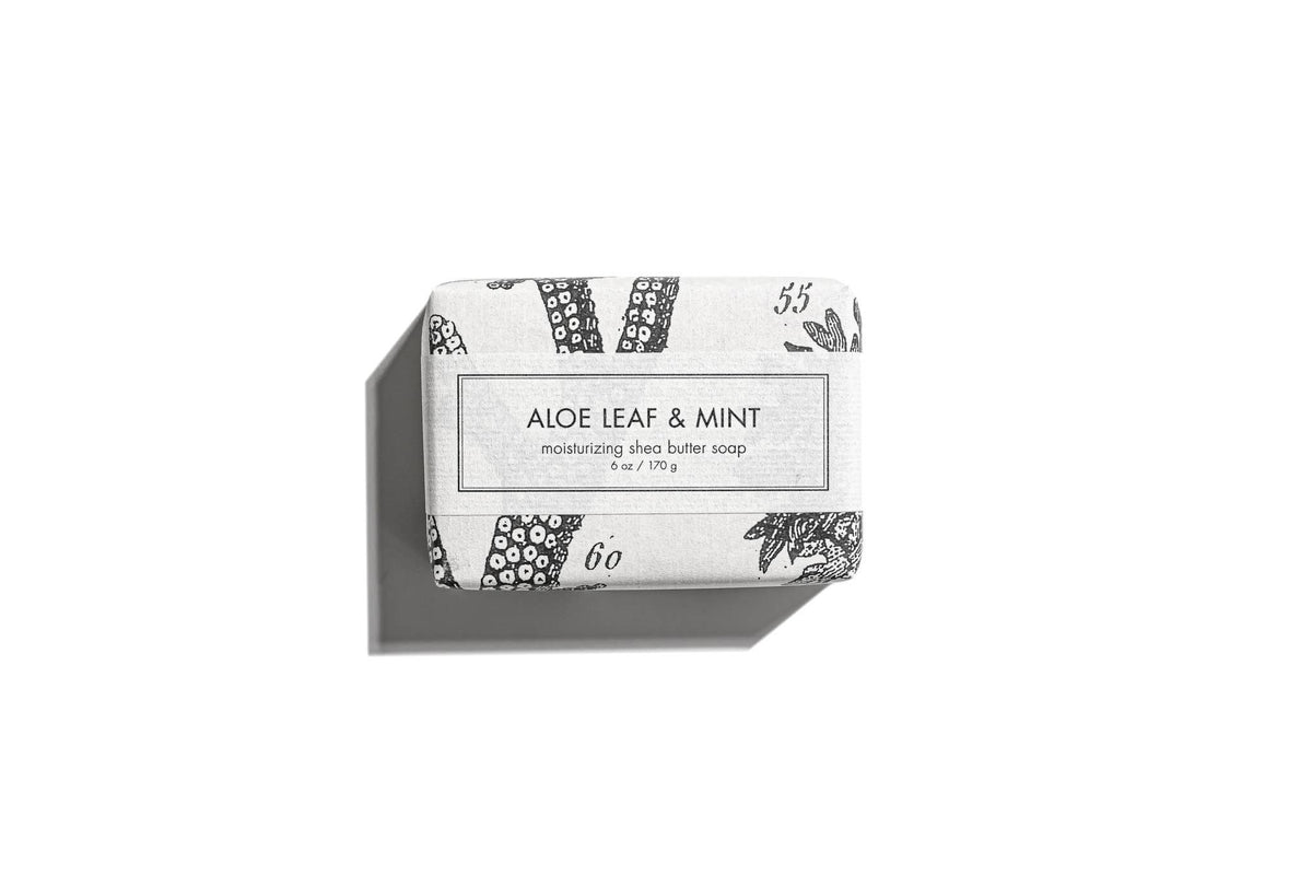 Aloe Leaf & Mint Shea Butter Soap
