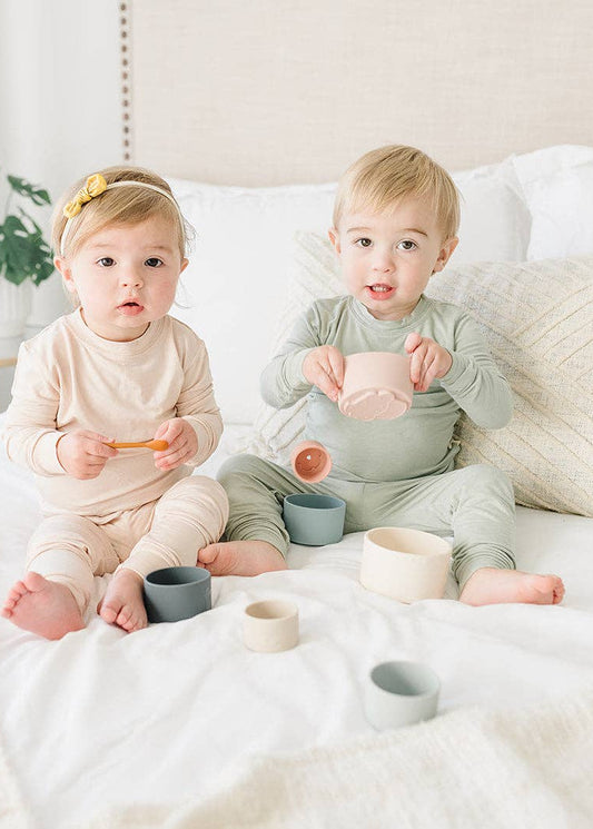 Classic Silicone Stacking Nesting Cups
