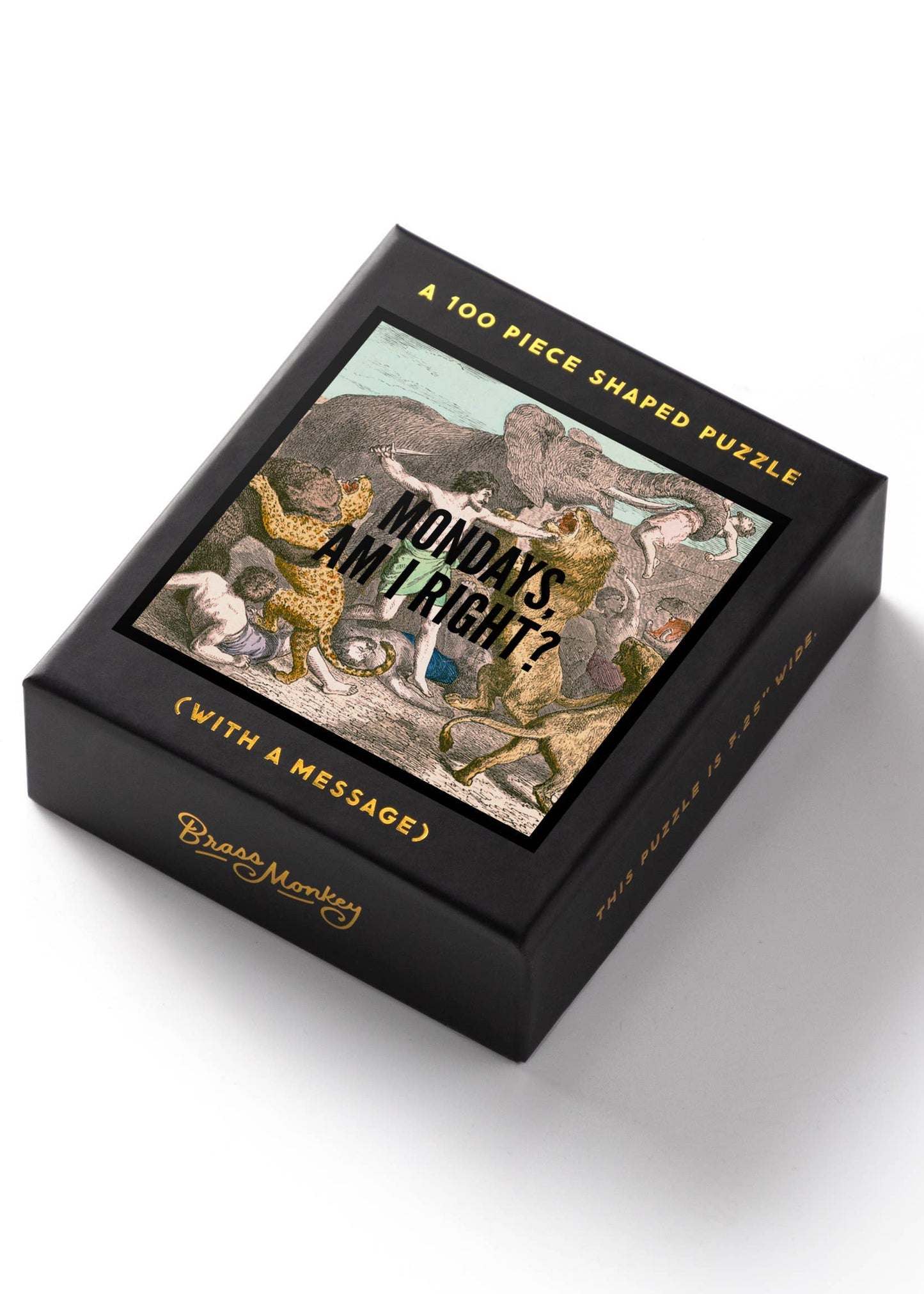 Brass Monkey Mondays, Am I Right? 100 Piece Mini Puzzle