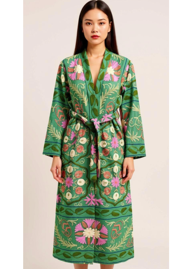 Suzy Robe-Green