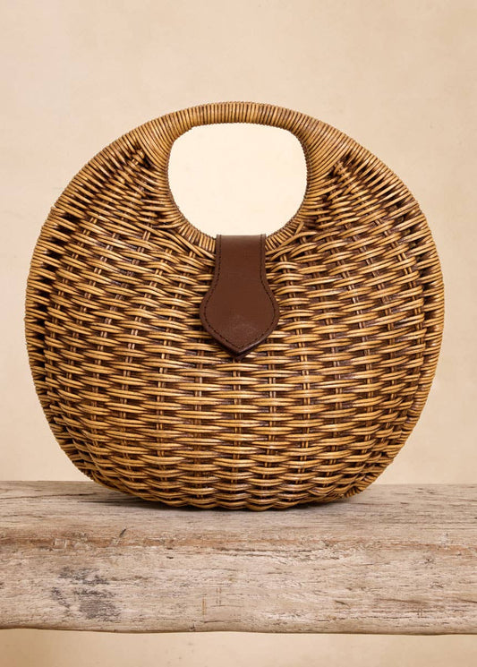 Rattan Orb Handbag