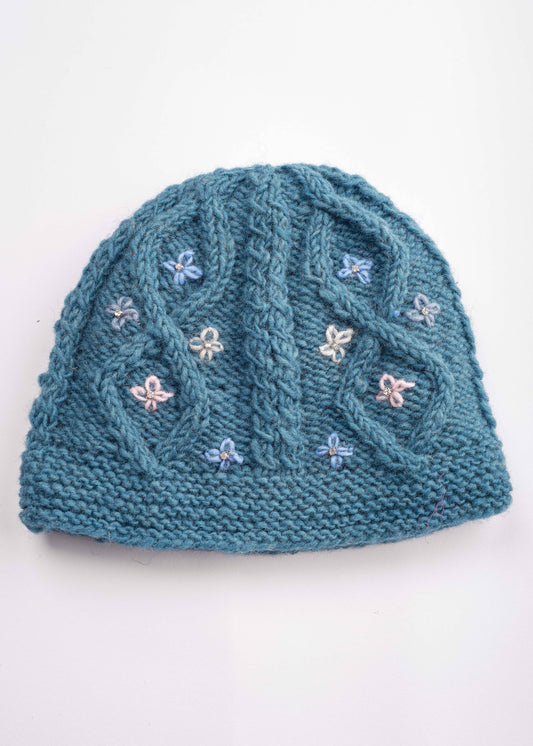 Teal Sparkle Beanie