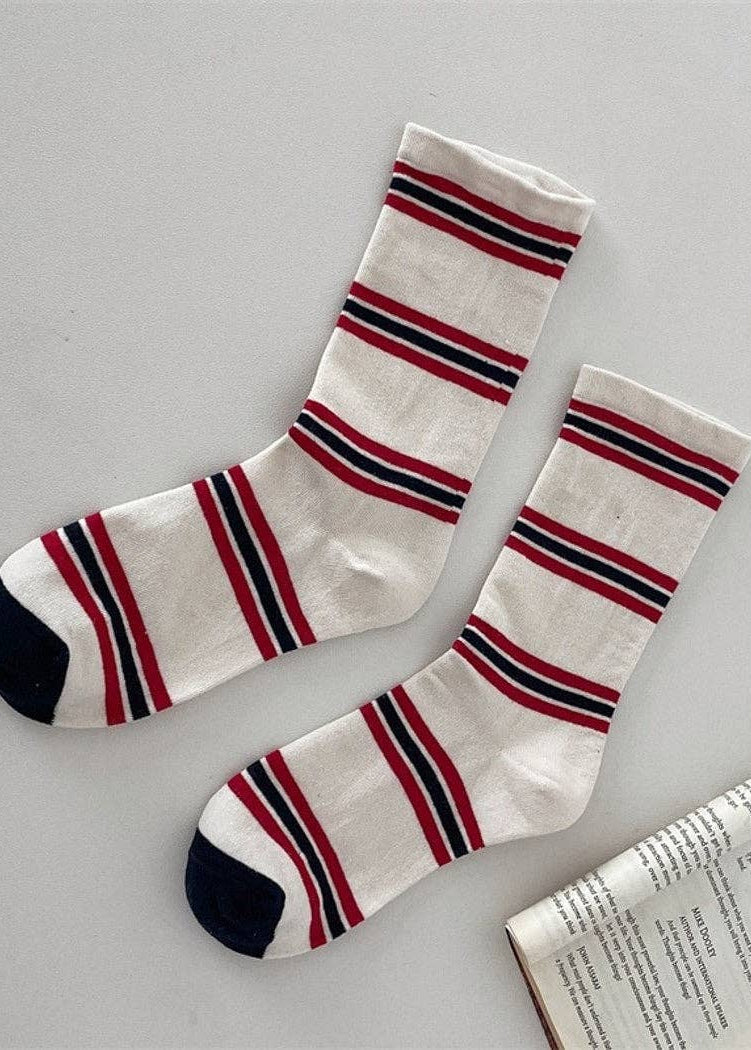 Collegiate Stripe Socks