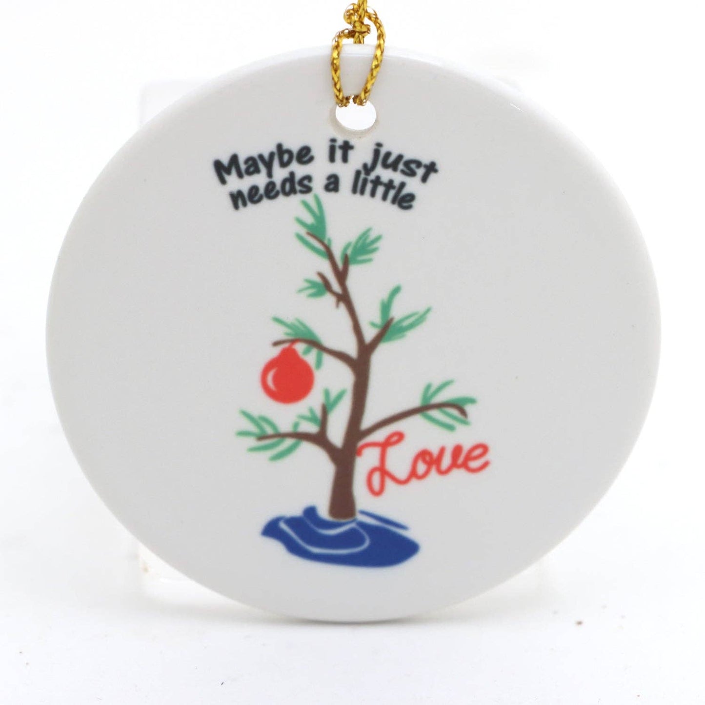 A Charlie Brown Christmas Flat Ornament , Peanuts Tree