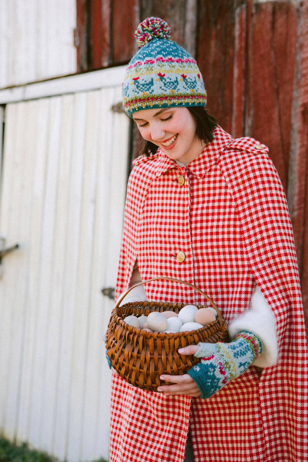 Heirloom Hen Handwarmer: Teal