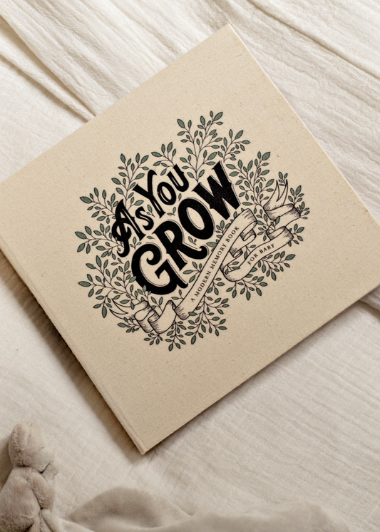 As You Grow: A Modern Memory Book for Baby (New Mom)