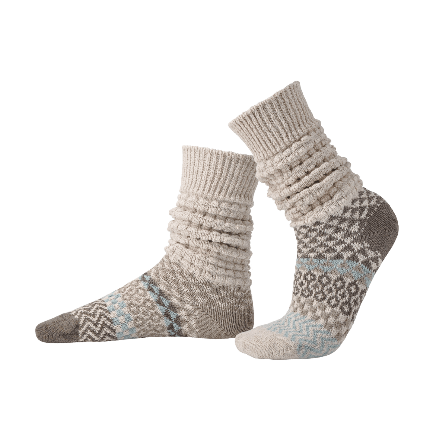 Seashell Slouch Socks-Made In The USA