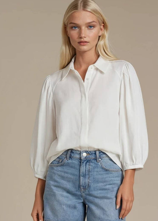 Caroline Shirt-White