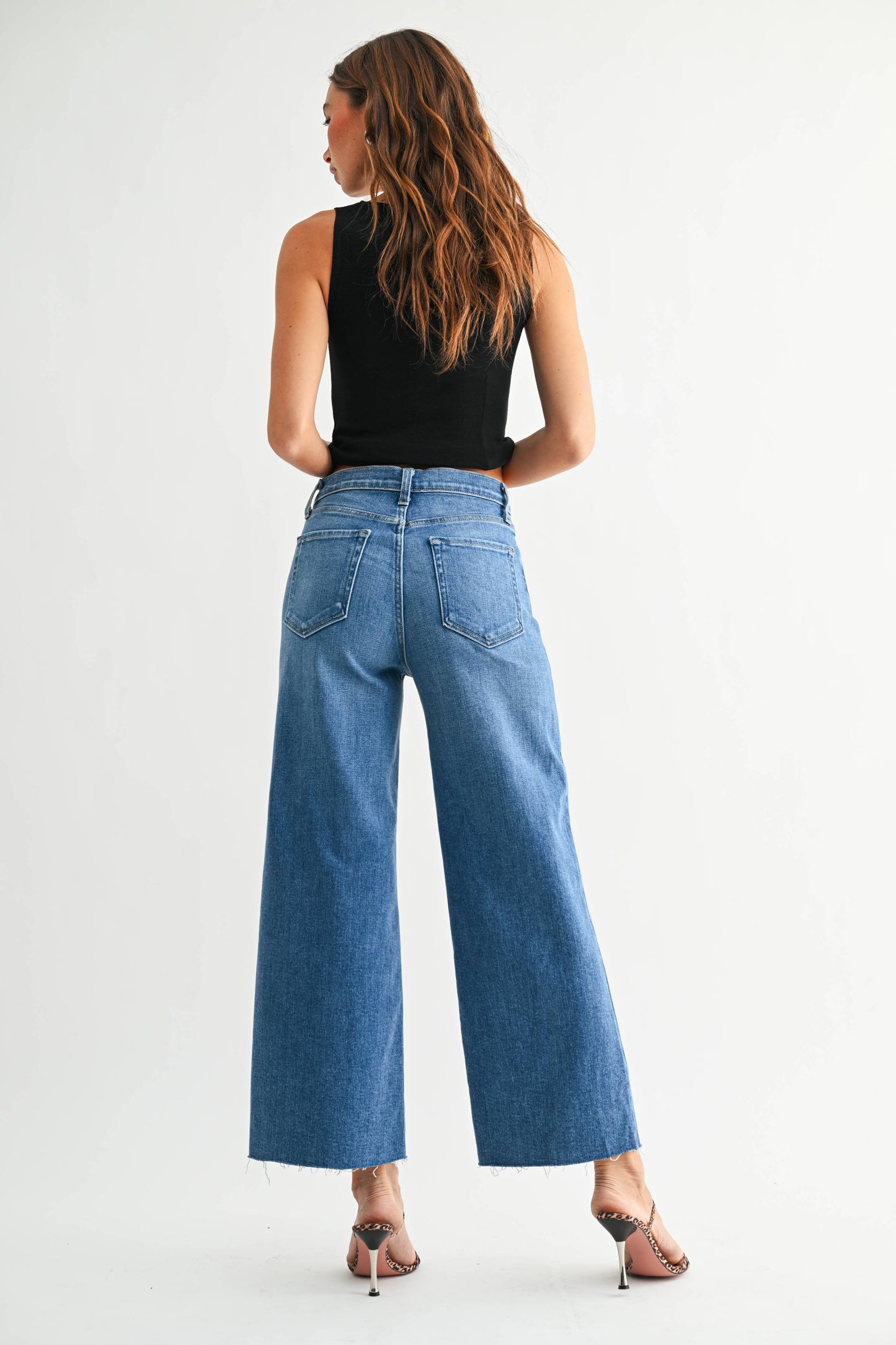 Scissor Cut Wide Leg