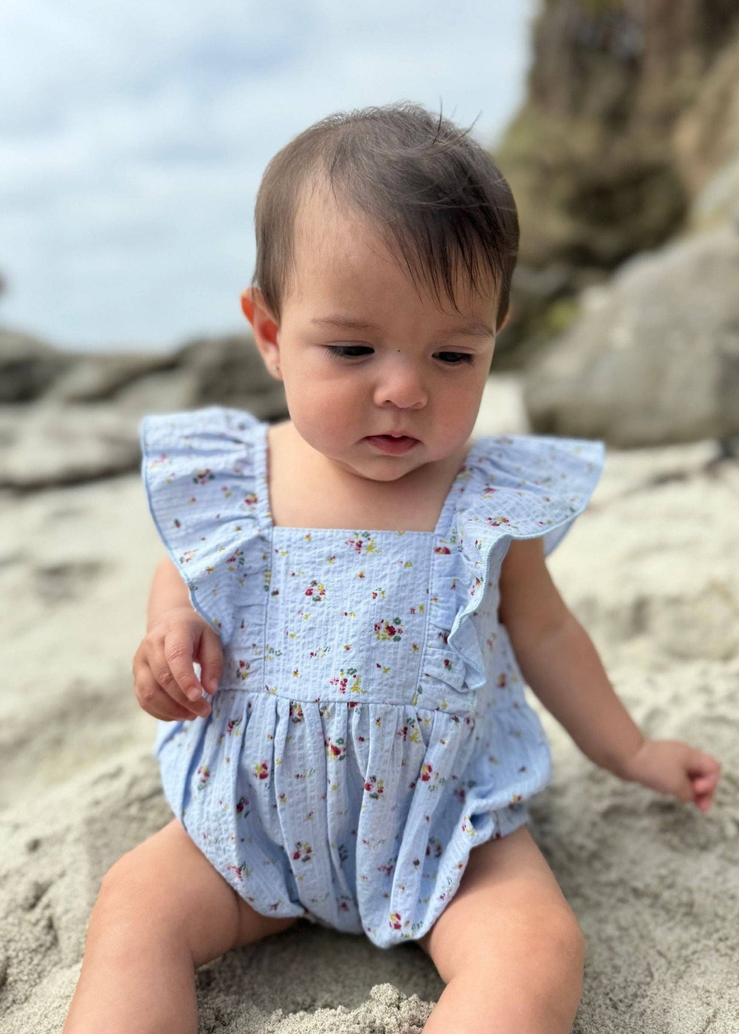Chloe Blue Floral Bubble