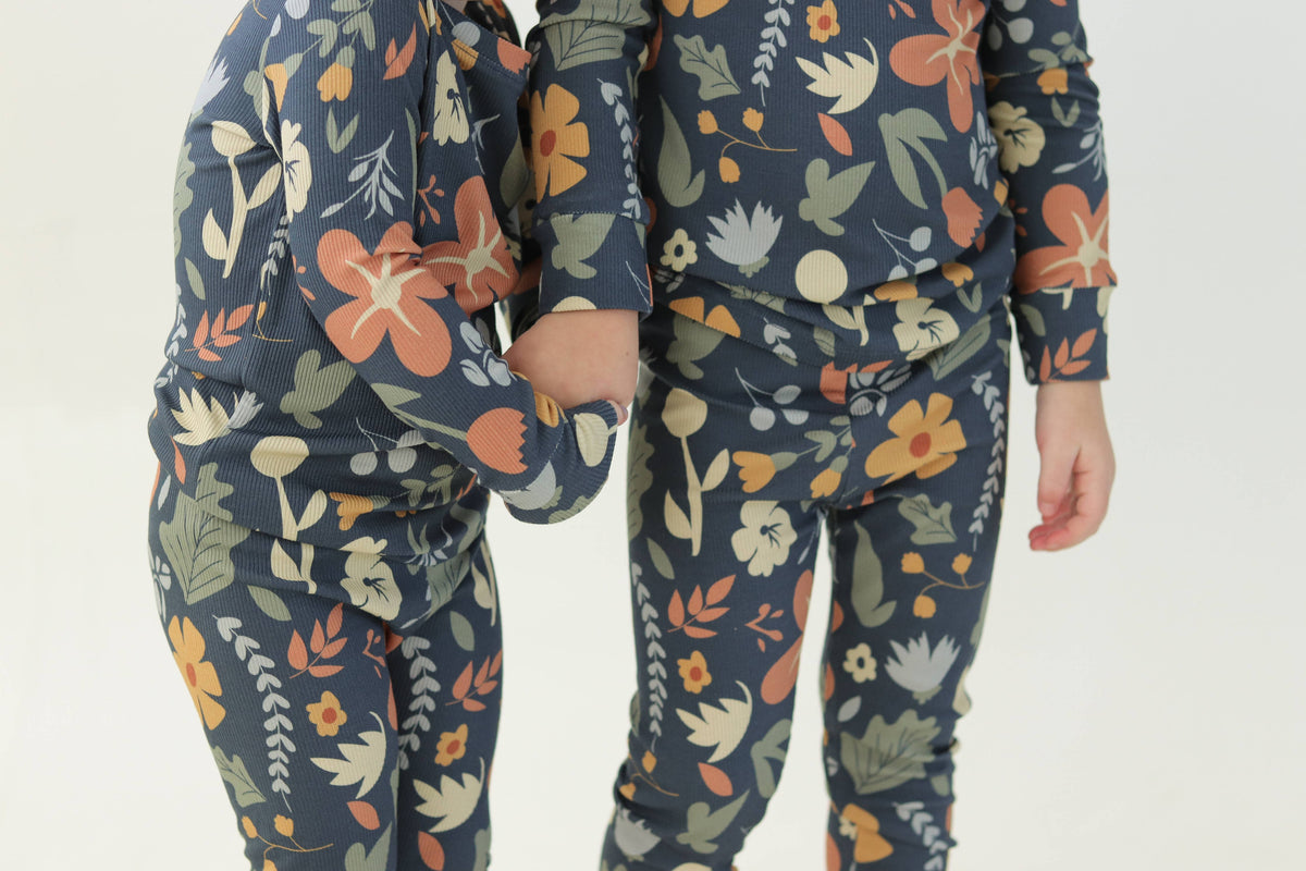 Falling Leaves Two-Piece Pajamas