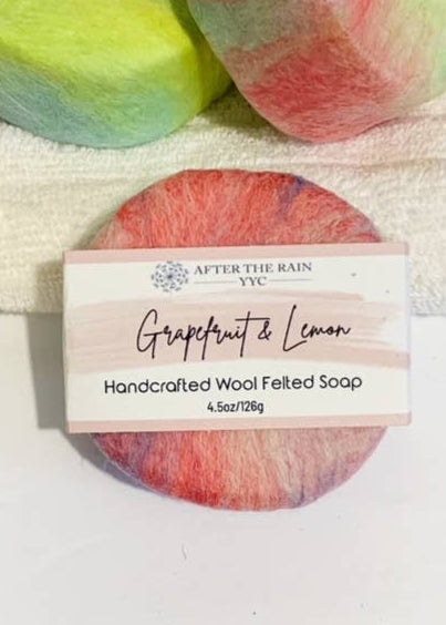 Felted: Body Cleansing Bar: Grapefruit & Lemon