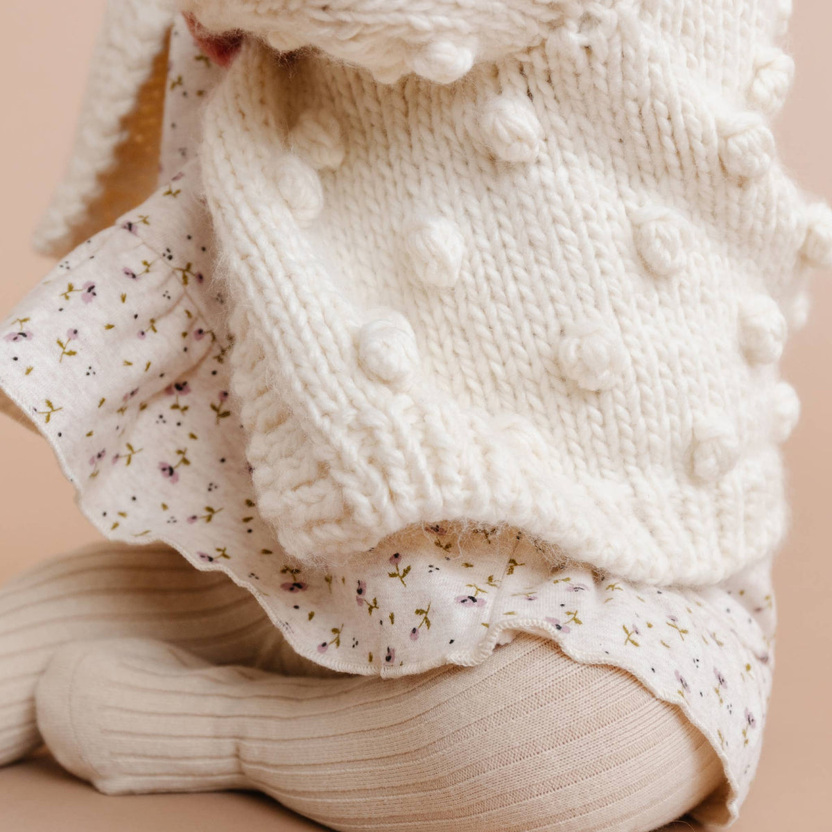 Popcorn Cardigan Cream Baby Sweater Kids Clothing Christmas: 12-24 mths