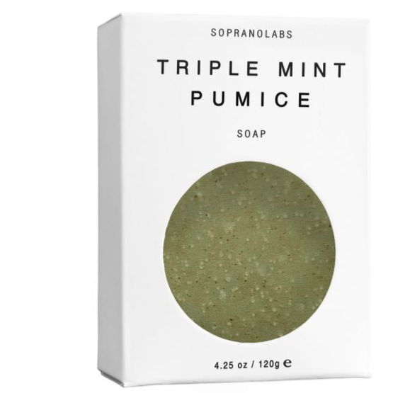 Triple Mint Pumice Vegan Soap