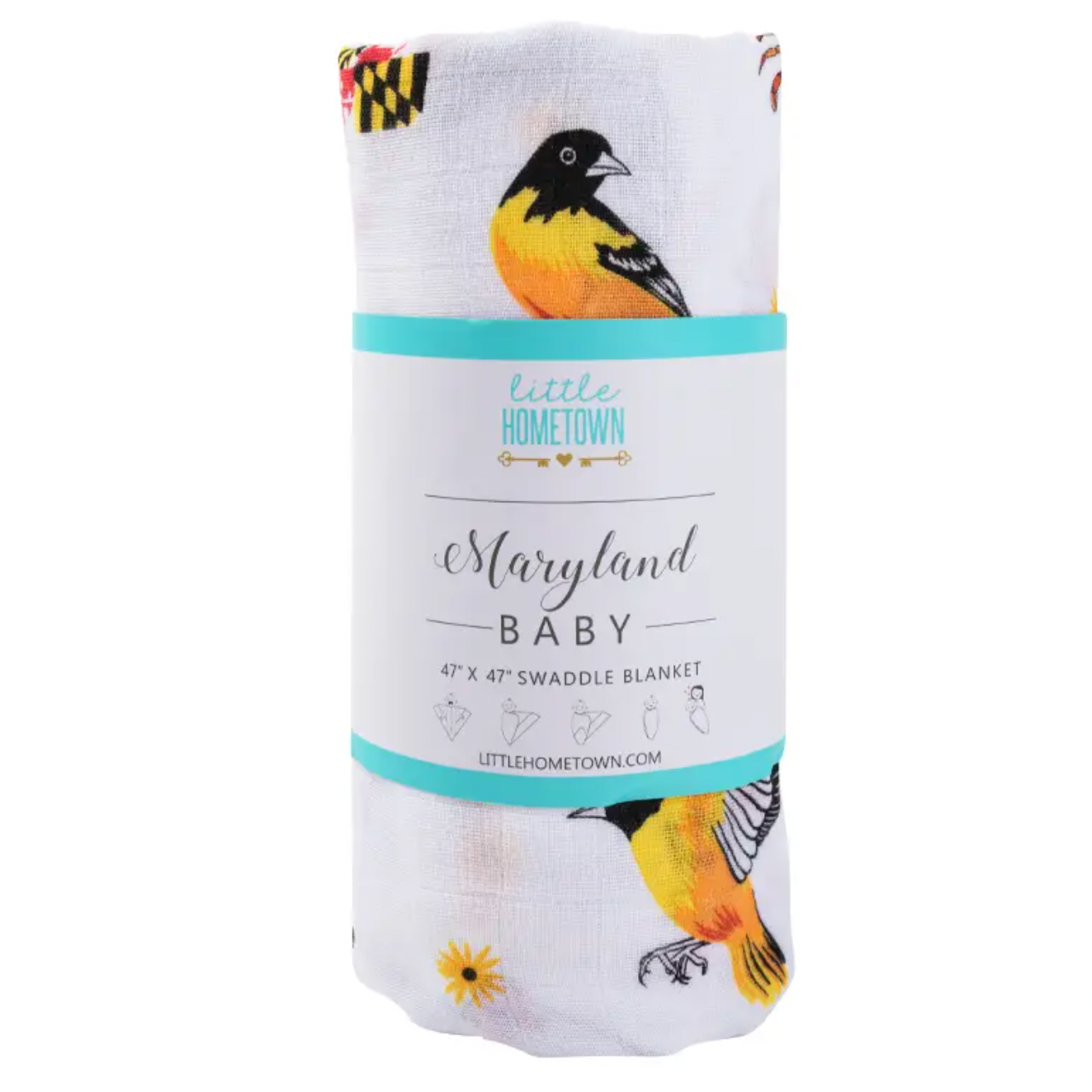 Maryland Baby Muslin Swaddle Baby Blanket